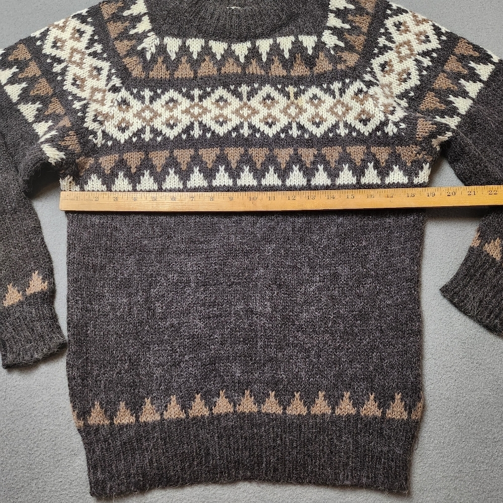 Vintage F.C.O. Striped Knit Sweater M - Picture 9 of 11